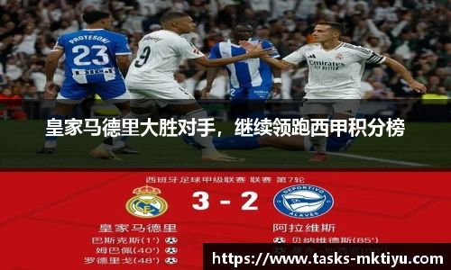 皇家马德里大胜对手，继续领跑西甲积分榜